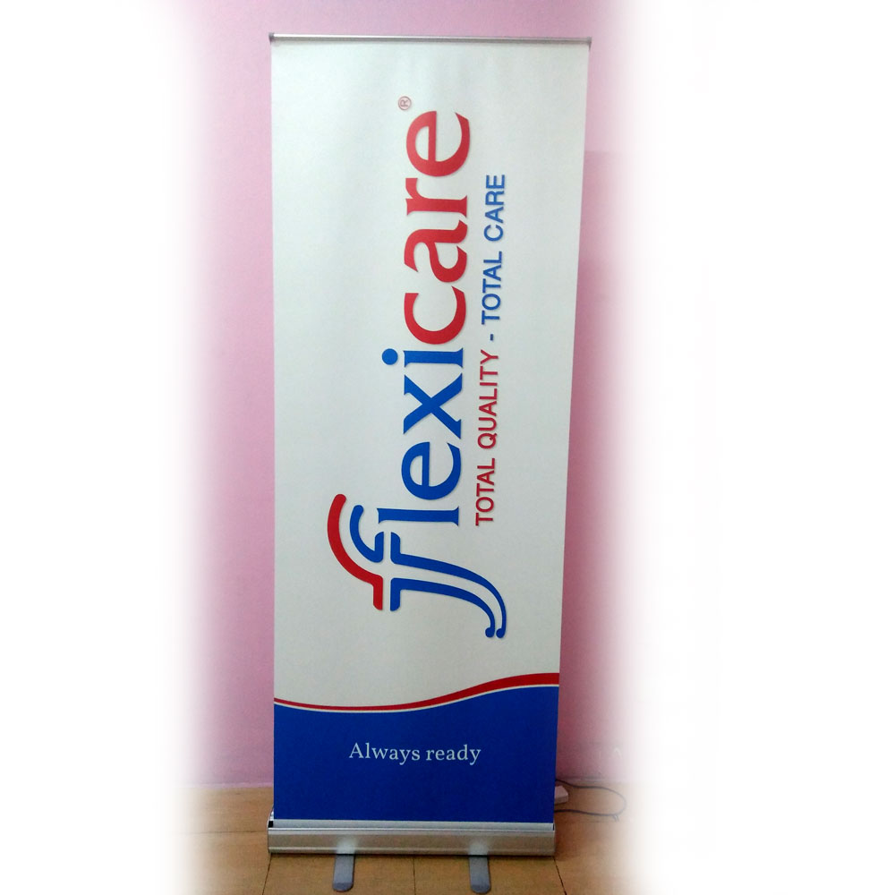 โรลอัพ Roll up เกรด A หนาพิเศษ ขนาด 85x200 cm 